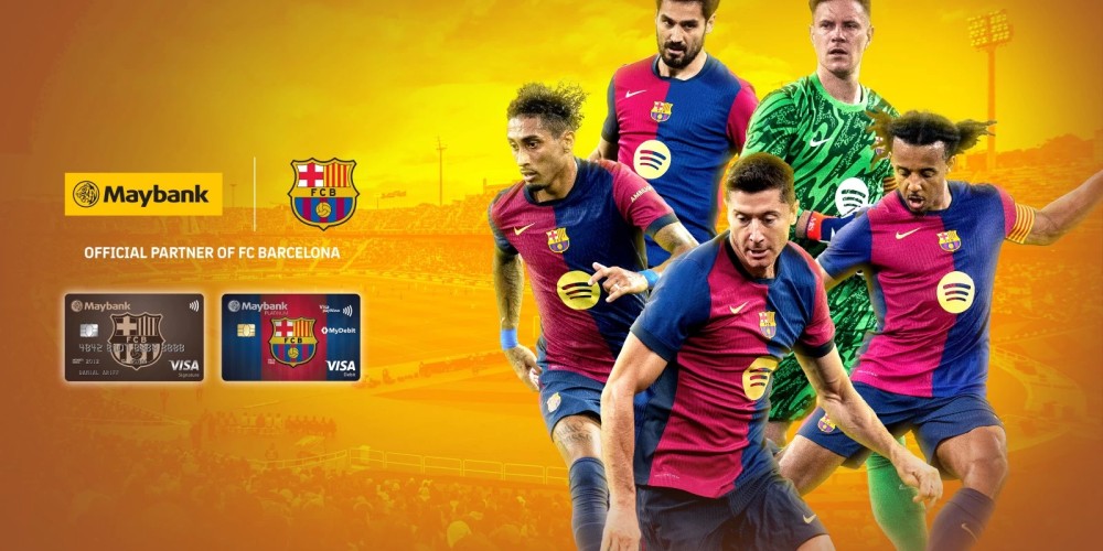 El Barcelona renov&oacute; el patrocinio con Maybank