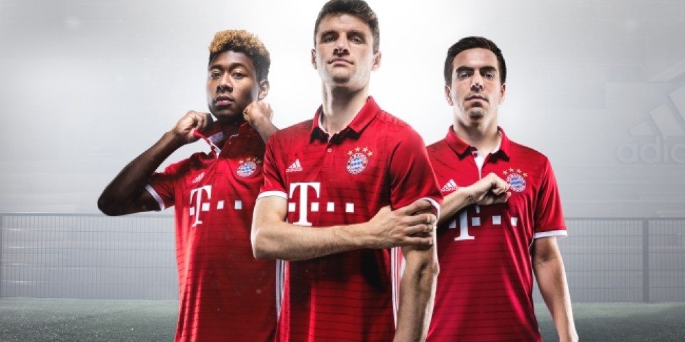 adidas lanz&oacute; la nueva camiseta oficial del Bayern Munich