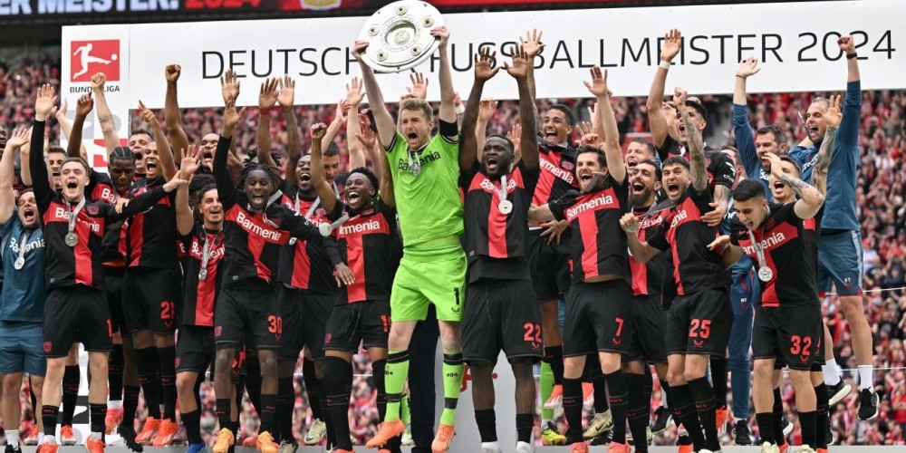 Bayer Leverkusen cerr&oacute; una Bundesliga perfecta y alcanz&oacute;  una marca de Boca, &iquest;cu&aacute;l es?