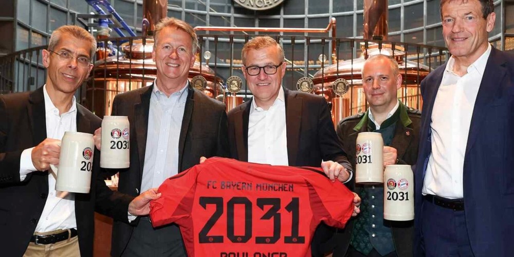 El Bayern M&uacute;nich extendi&oacute; su contrato con Paulaner hasta 2031