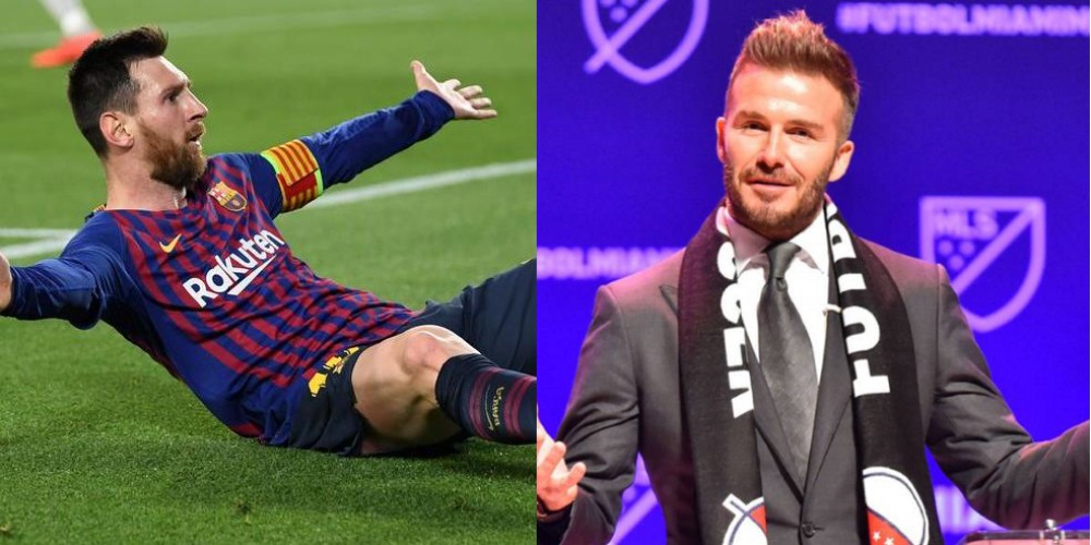 Beckham vuelve a la carga para sumar a Messi a la MLS 