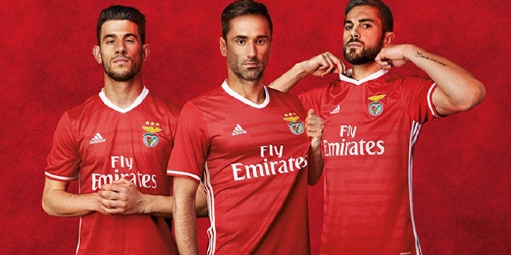 adidas present&oacute; las nuevas camisetas del Benfica