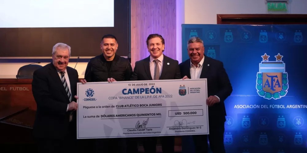Boca recibi&oacute; U$D 500 mil de CONMEBOL y AFA por ganar la Copa de la Liga
