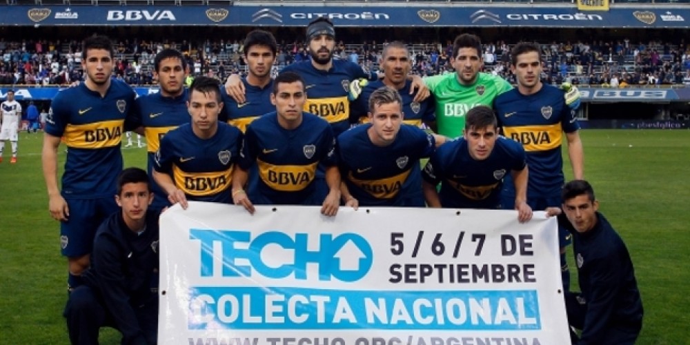 Boca se sum&oacute; a colecta de la organizaci&oacute;n TECHO