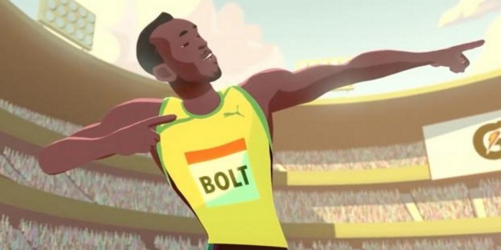 Usain Bolt ya tiene su propio dibujo animado