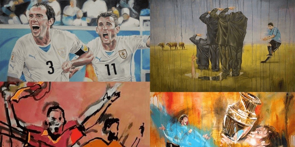 Diego Bonilla, el ex jugador uruguayo que brilla como artista