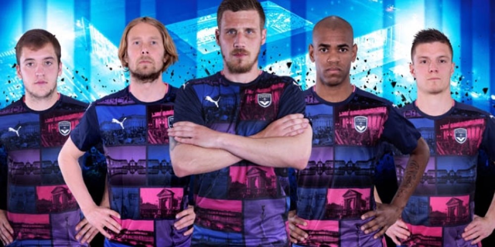 El Bordeaux present&oacute; su nueva camiseta, con im&aacute;genes de la ciudad