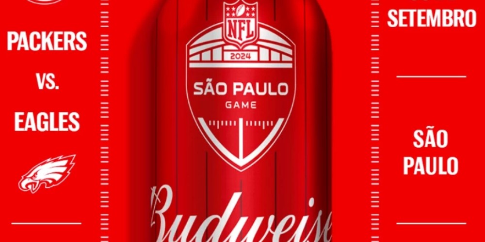 La botella especial que lanzar&aacute; Budweiser para el partido de la NFL en Brasil