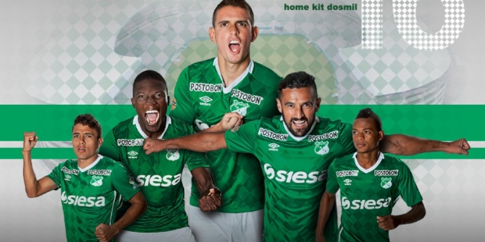 Umbro present&oacute; las tres nuevas camisetas de Deportivo Cali para el 2016