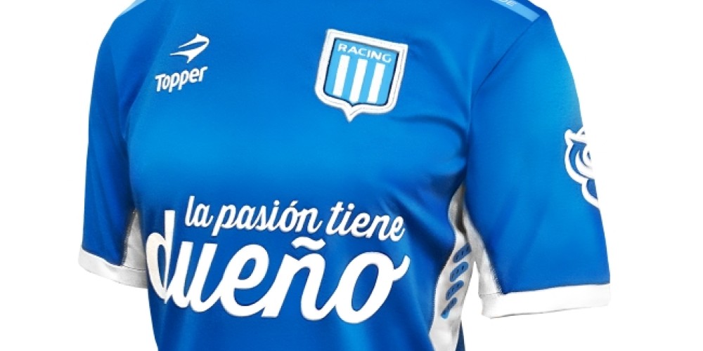 Topper presenta la nueva camiseta de colecci&oacute;n de Racing Club