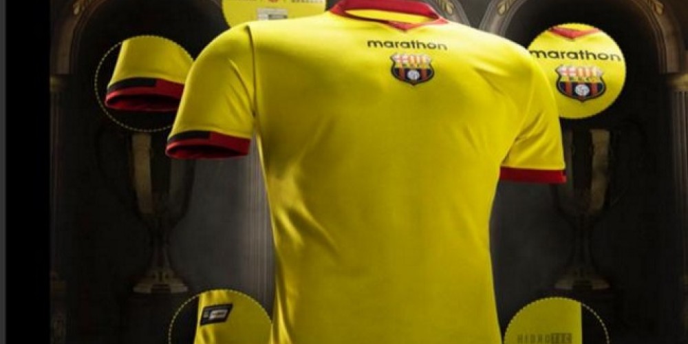 Barcelona de Ecuador exhibió su nueva camiseta