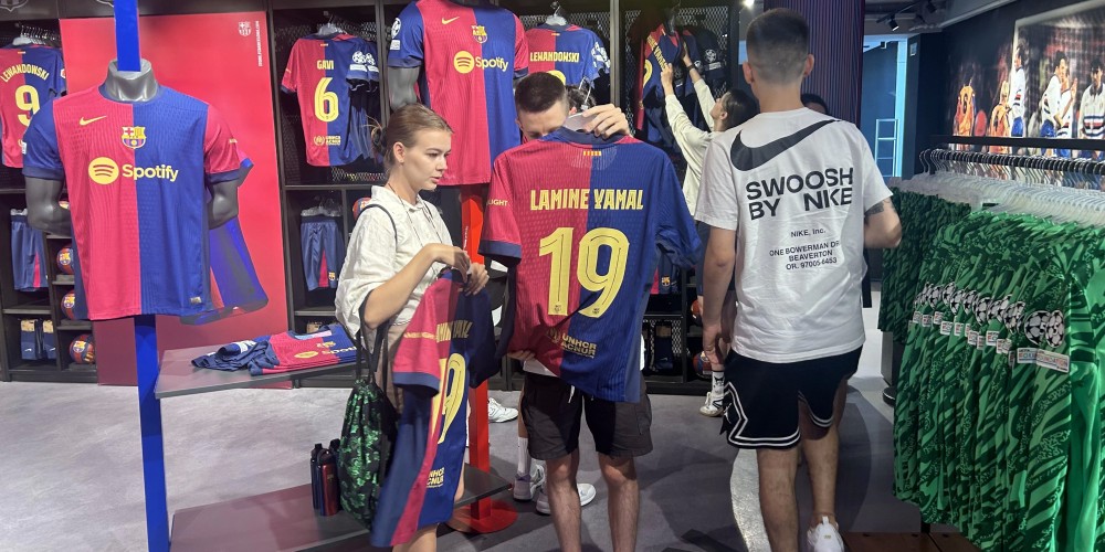 La nueva camiseta del Barcelona hace historia en su primer d&iacute;a de venta