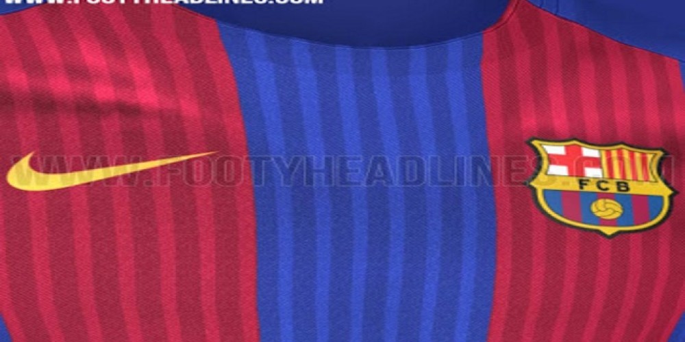 Se difundieron im&aacute;genes de la posible camiseta del Barcelona para la temporada 2016/17