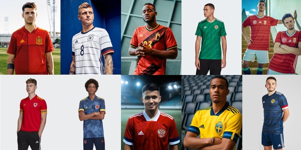 adidas celebra su aniversario con el lanzamiento de camisetas de las principales selecciones del mundo