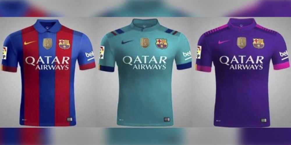 Se conocieron los tres posibles dise&ntilde;os de la camiseta del Barcelona