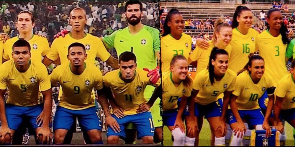 La campa&ntilde;a que junt&oacute; a la selecci&oacute;n masculina y femenina de Brasil