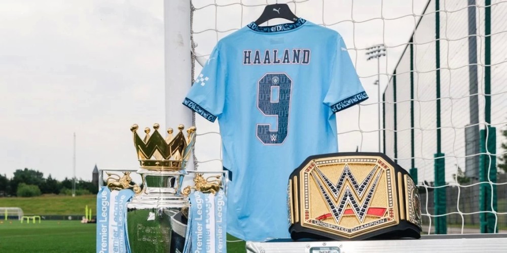 La nueva colecci&oacute;n que lanz&oacute; Manchester City junto con la WWE