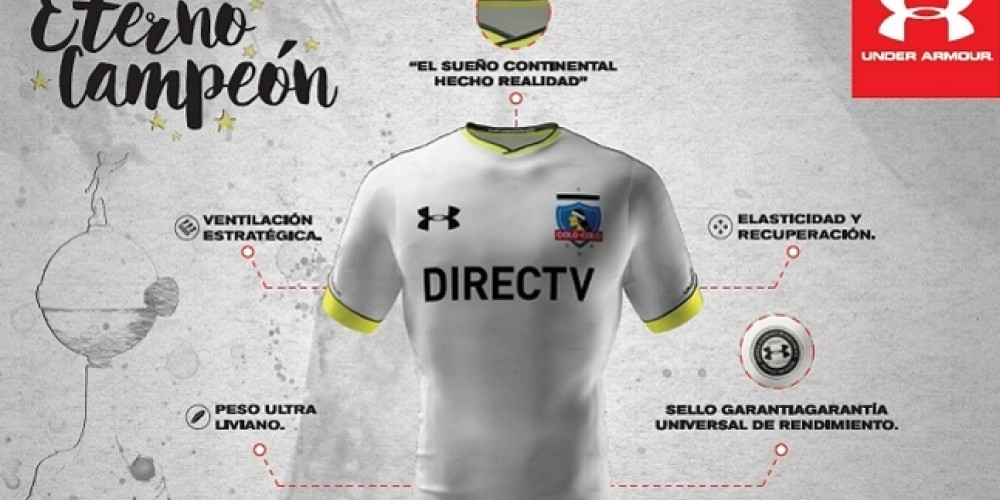 Under Armour explic&oacute; el pol&eacute;mico dise&ntilde;o de la camiseta de Colo Colo