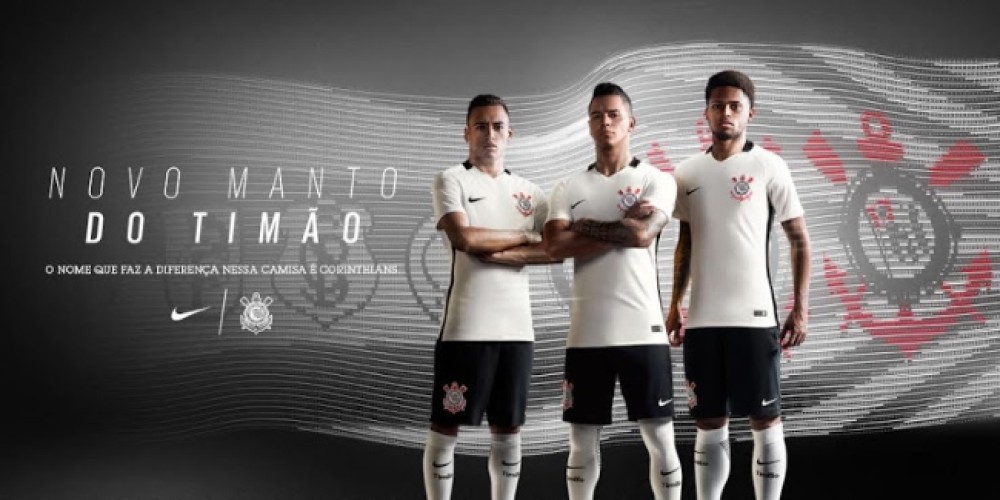 Nike present&oacute; la nueva camiseta del Corinthians