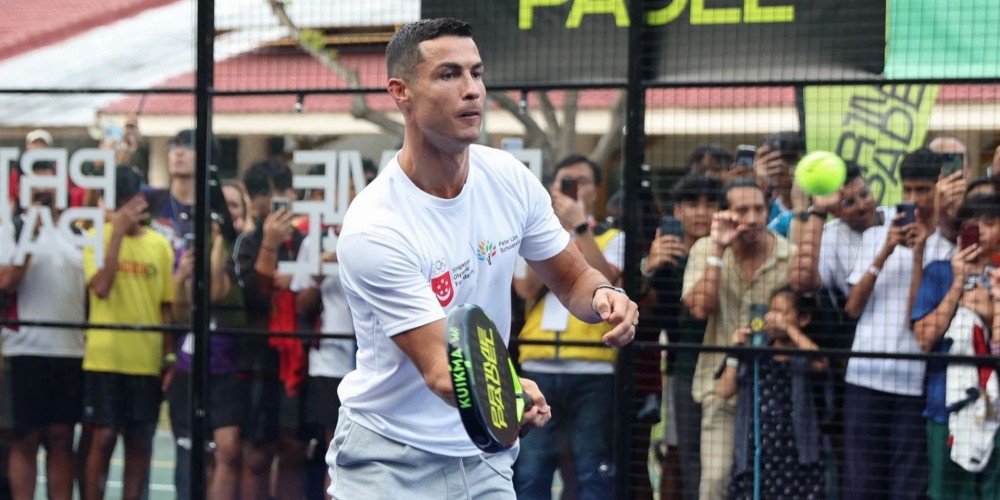 Cristiano sigue meti&eacute;ndose en el p&aacute;del: compr&oacute; todas las acciones del Lisboa Racket Centre