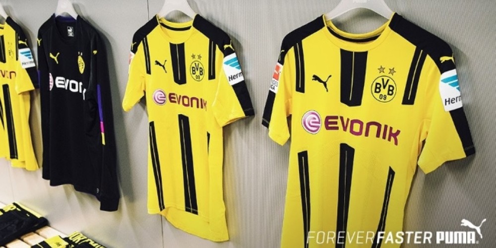 Puma present&oacute; la nueva camiseta del Borussia Dortmund