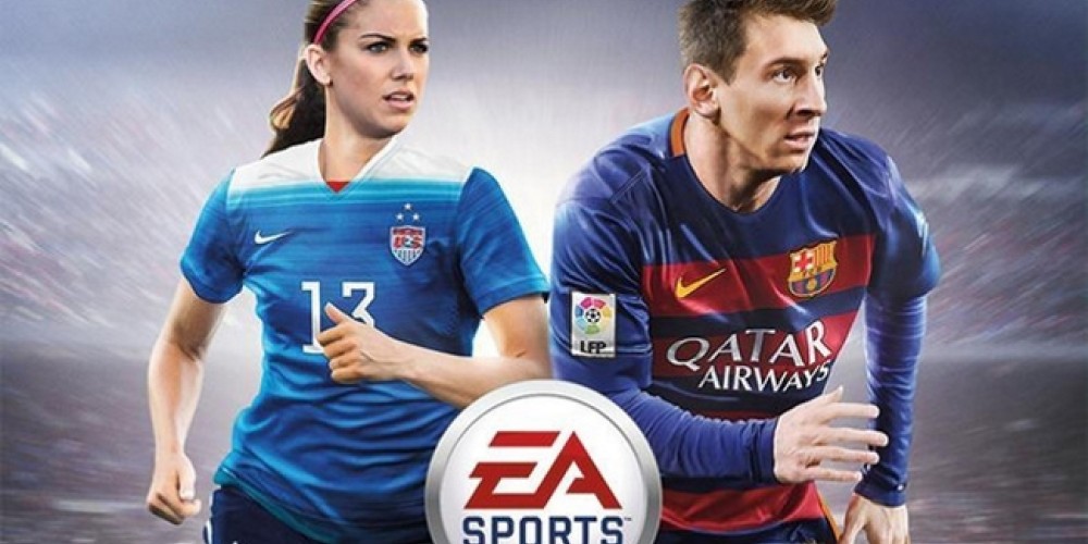 La jugadora Alex Morgan estar&aacute; junto a Messi en la portada del FIFA16