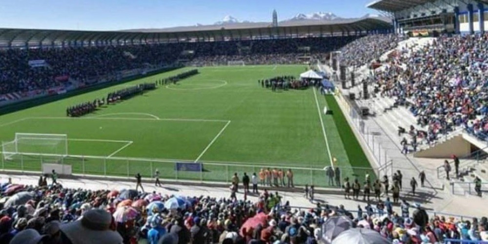 Bolivia inaugur&oacute; uno de los estadios m&aacute;s altos del mundo