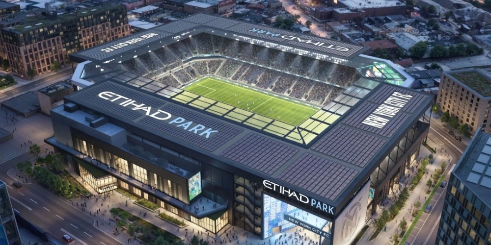 Etihad se expande: construir&aacute; un nuevo estadio para el New York City, el &ldquo;Etihad Park&rdquo;