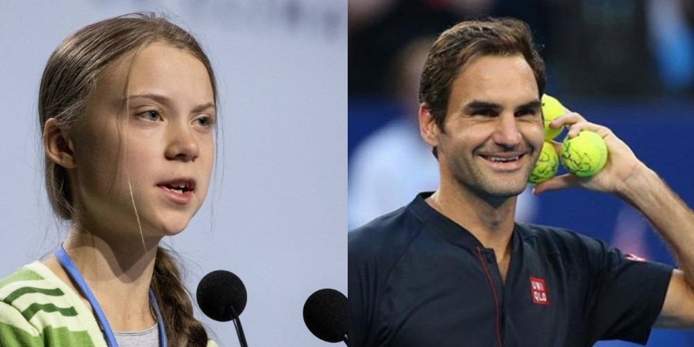 El motivo por el cual Greta Thunberg atac&oacute; a Federer y a uno de sus patrocinadores