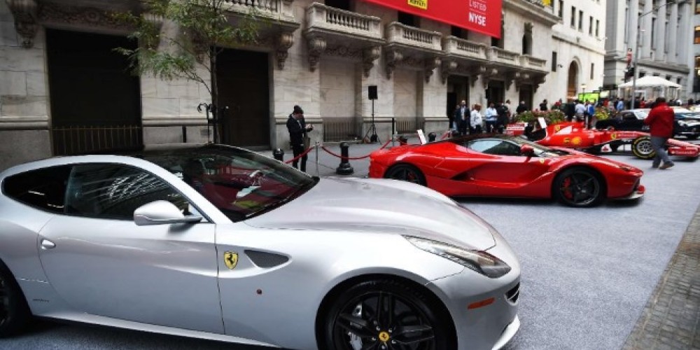 Ferrari ya cotiza en Wall Street