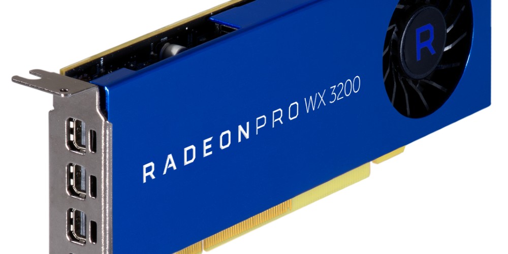 AMD Radeon Pro WX 3200: una GPU potente y de formato peque&ntilde;o para profesionales de CAD
