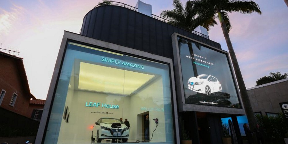 Nissan abre LEAF House en Brasil 