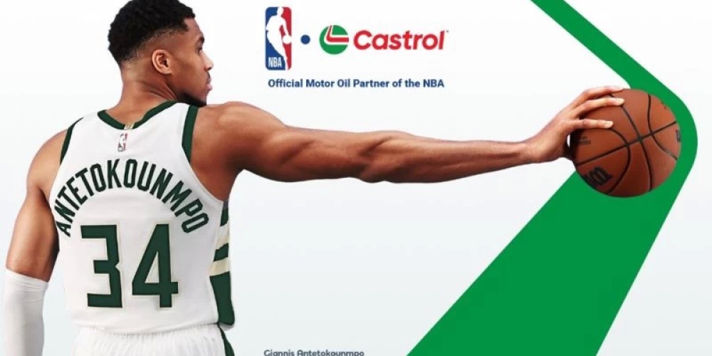 Giannis Antetokounmpo se convirtió en el nuevo embajador oficial de Castrol