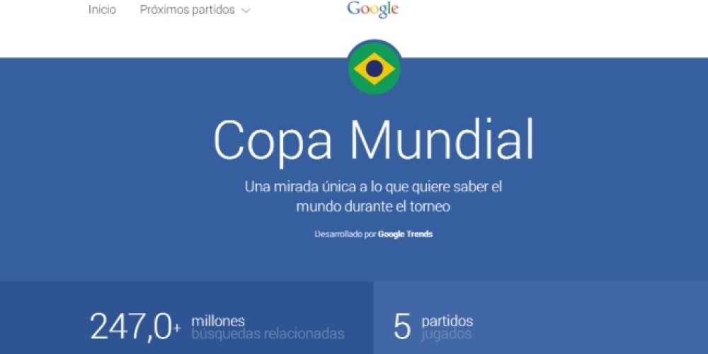 Google vive el Mundial a trav&eacute;s de &ldquo;Google Trends&rdquo;