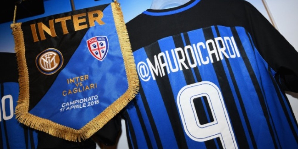 Los jugadores del Inter salieron a la cancha con su nombre de usuario de Instagram en su espalda