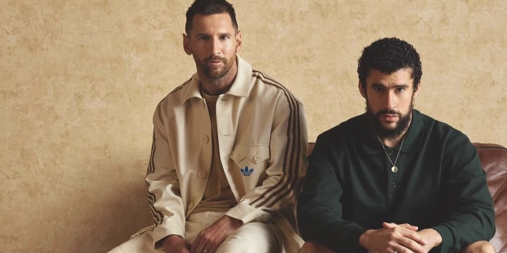 &Iacute;conos unen &iacute;conos: Bad Bunny y Lionel Messi se unen y celebran su nueva colecci&oacute;n adidas