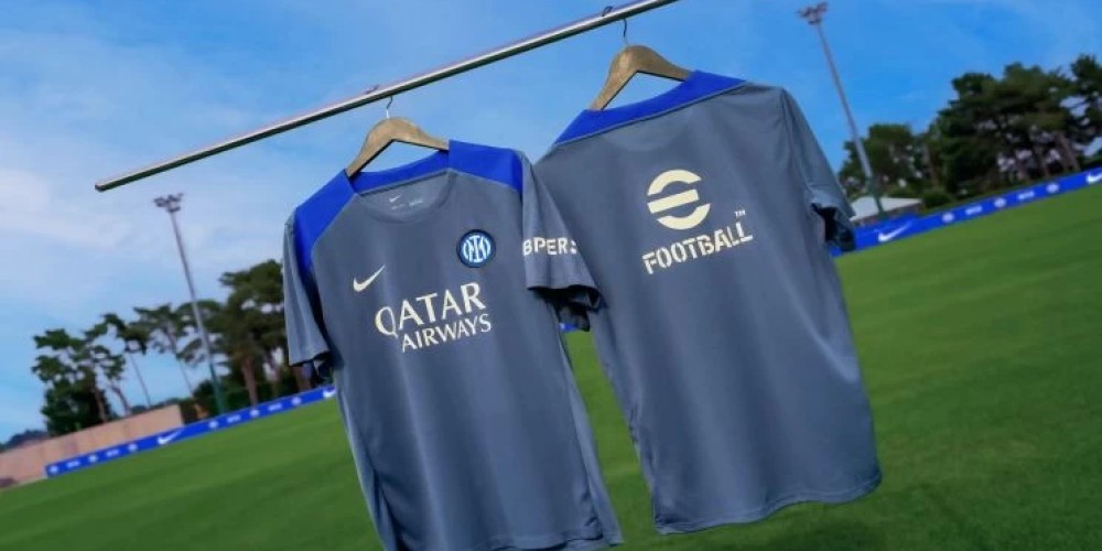 El Inter renov&oacute; con Qatar Airways al frente de la ropa de entrenamiento