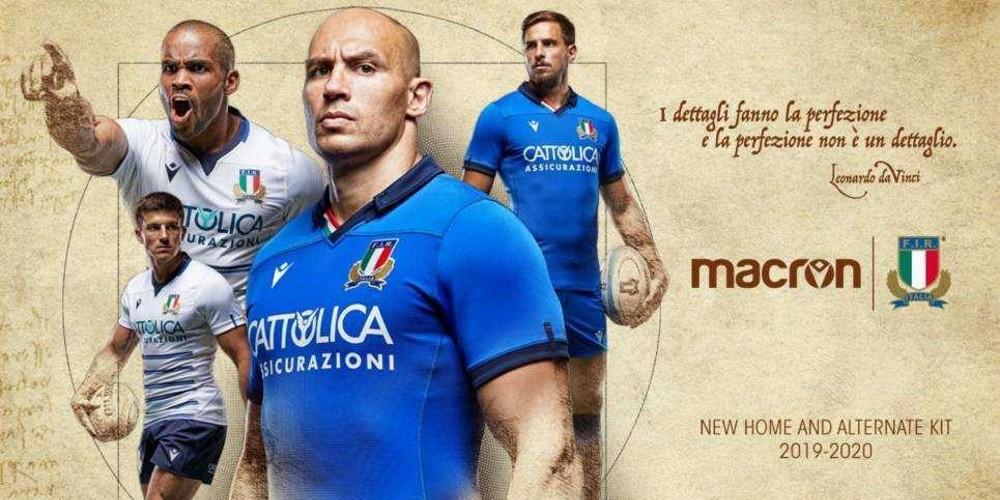 Inspiradas en Leonardo Da Vinci, Italia present&oacute; sus camisetas para el mundial de Rugby