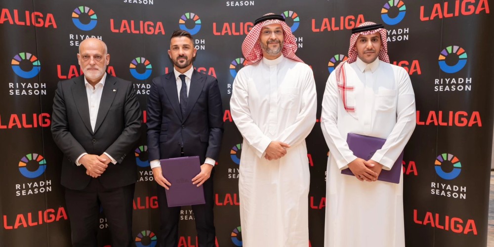 LaLiga firm&oacute; un acuerdo de patrocinio con Arabia Saudita