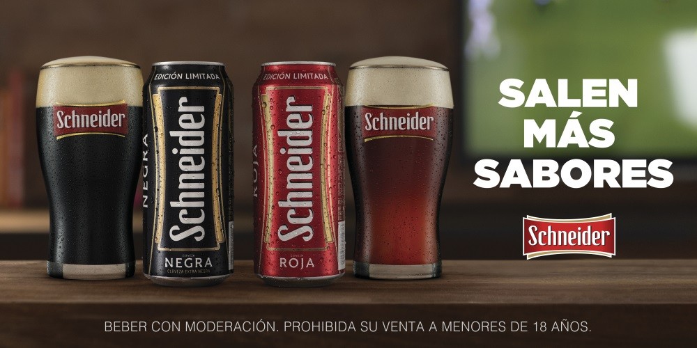 Schneider lanza dos nuevos sabores: roja y negra