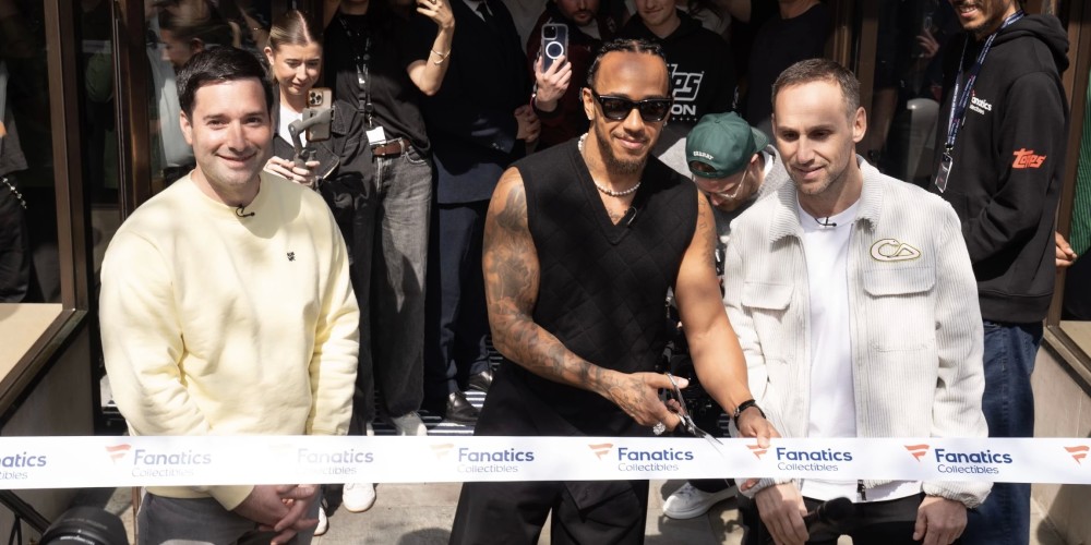 Lewis Hamilton firmó una asociación plurianual con Fanatics Collectibles