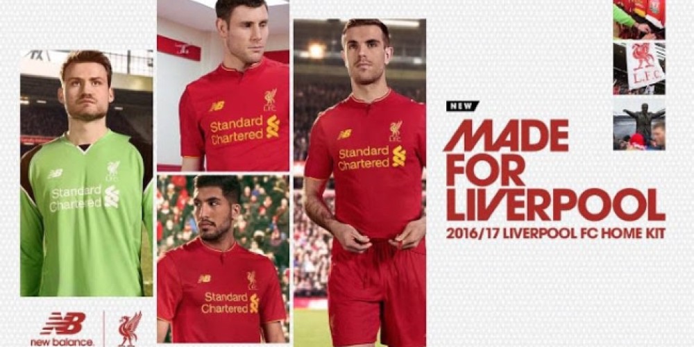 Por error, New Balance present&oacute; la nueva camiseta del Liverpool