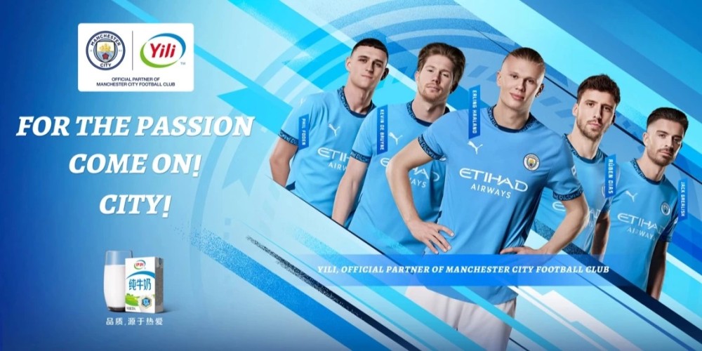 Manchester City ampli&oacute; su presencia en Asia y firm&oacute; con Yili Group