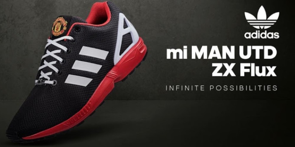 adidas present&oacute; las zapatillas ZX Flux del Manchester United