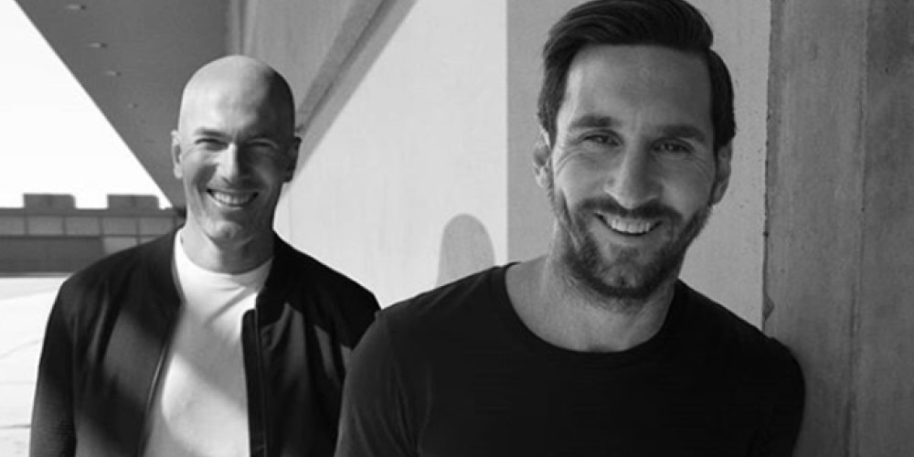 &iquest;Qu&eacute; hay detr&aacute;s de la foto entre Messi y Zidane?