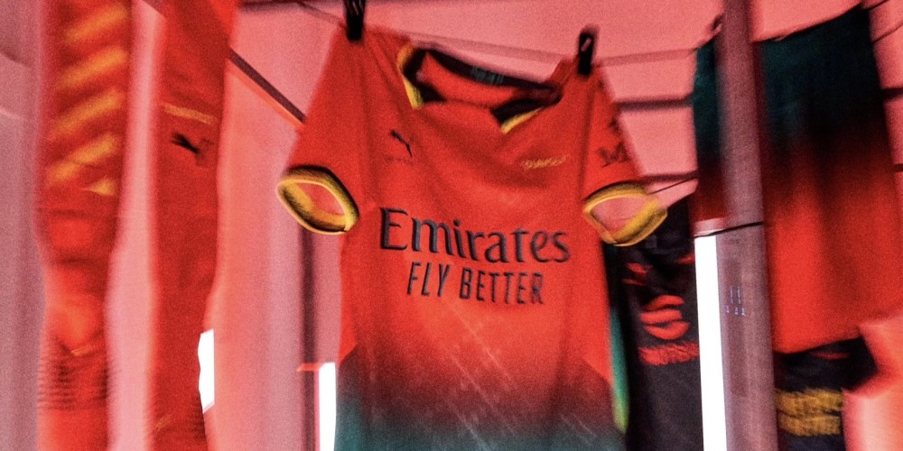 Puma y off-white se juntaron para lanzar la cuarta camiseta del Milan