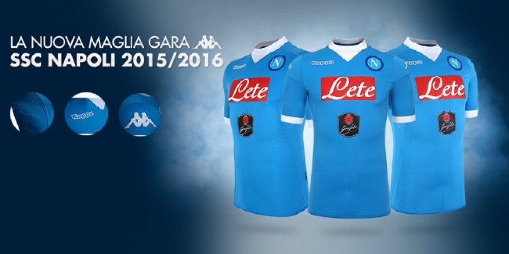 Kappa present&oacute; la nueva camiseta oficial del Napoli