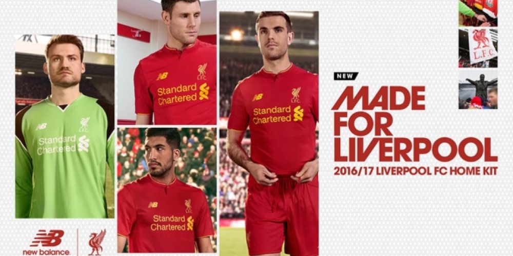 Liverpool present&oacute; sus nuevas camisetas New Balance