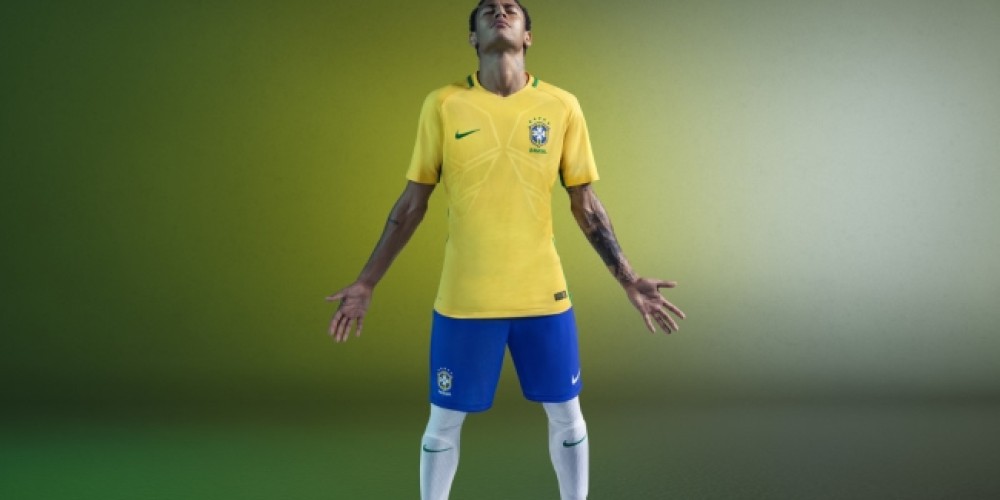 Con Neymar como estrella, Brasil lanz&oacute; su nueva indumentaria