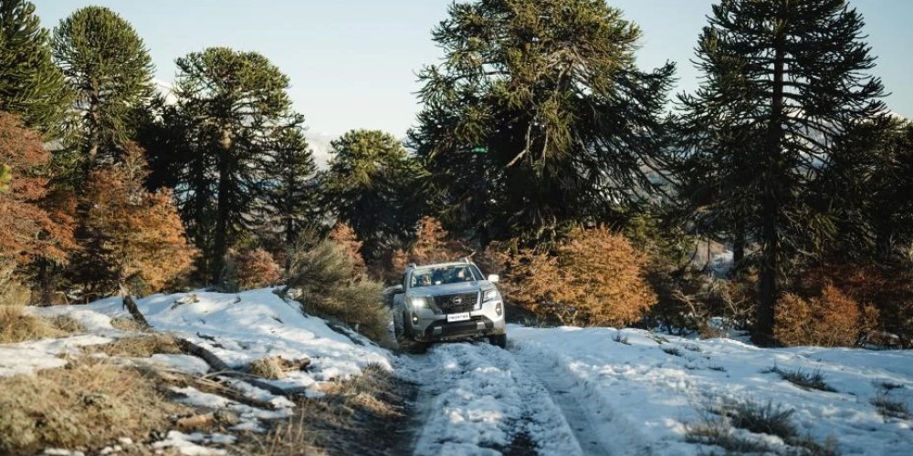 Nissan Frontier: la aliada perfecta para los caminos nevados de la Argentina